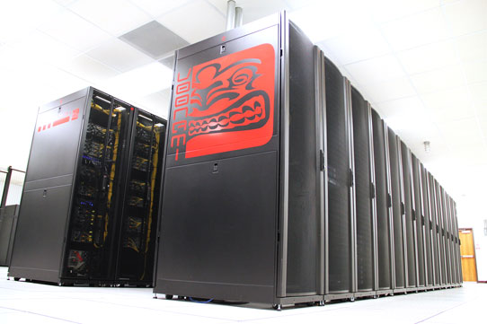 Voonami Data Center cabinets at the SLC1 location in Orem, Utah.
